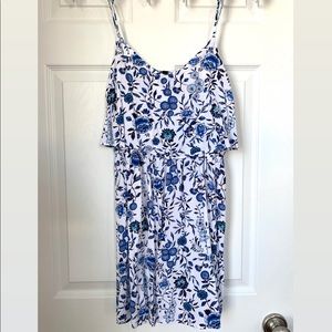 H&M Floral Blue/White Dress